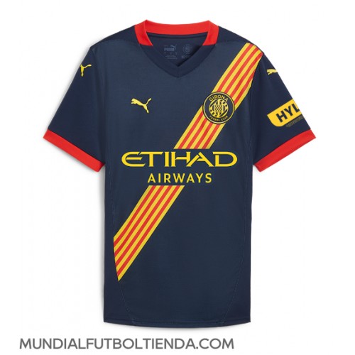 Camiseta Girona Segunda Equipación Replica 2024-25 mangas cortas